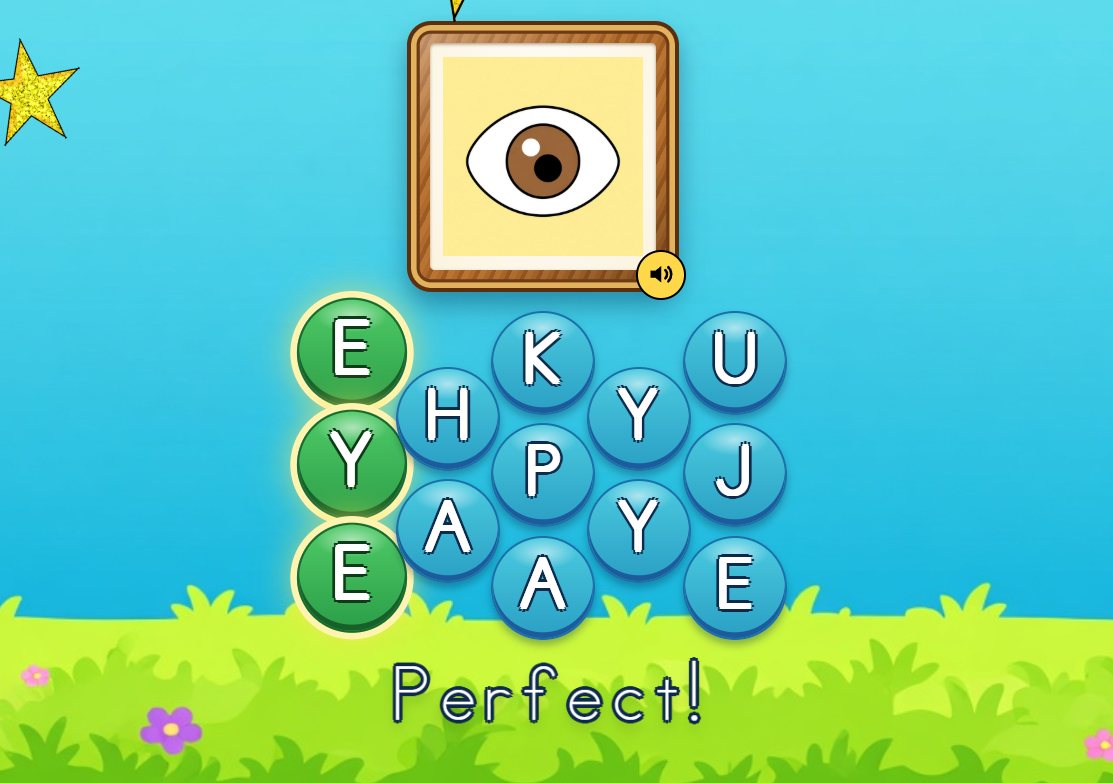 A spelling game